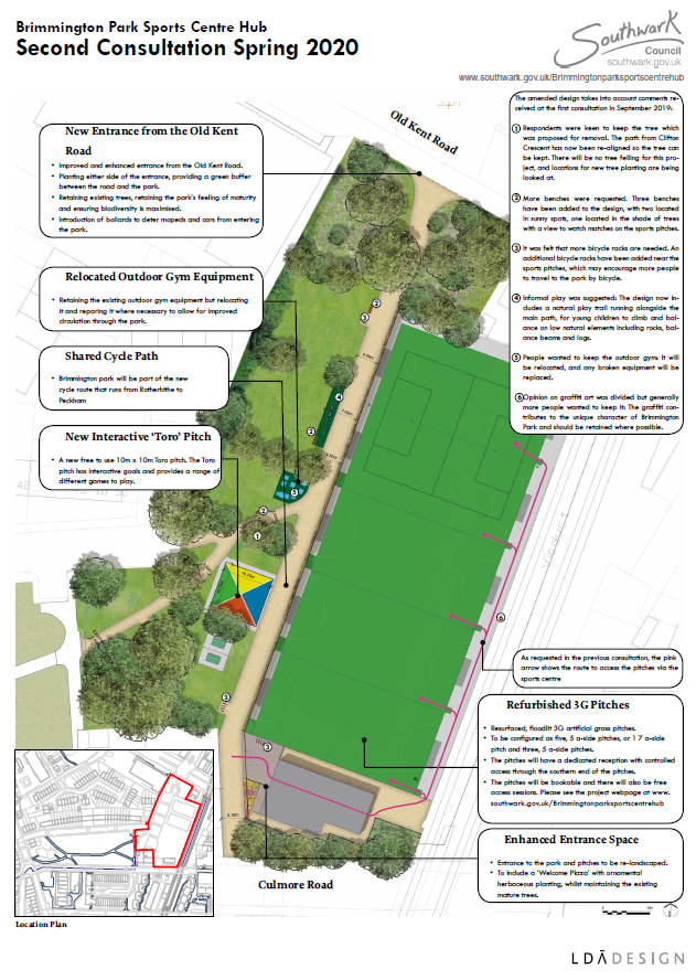 Design shown during second Brimmington Park consultation